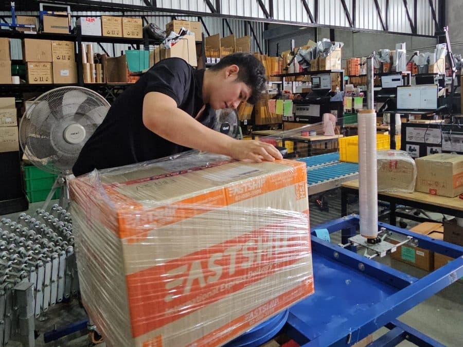 ขั้นตอน Repack จัดทรงพัสดุ