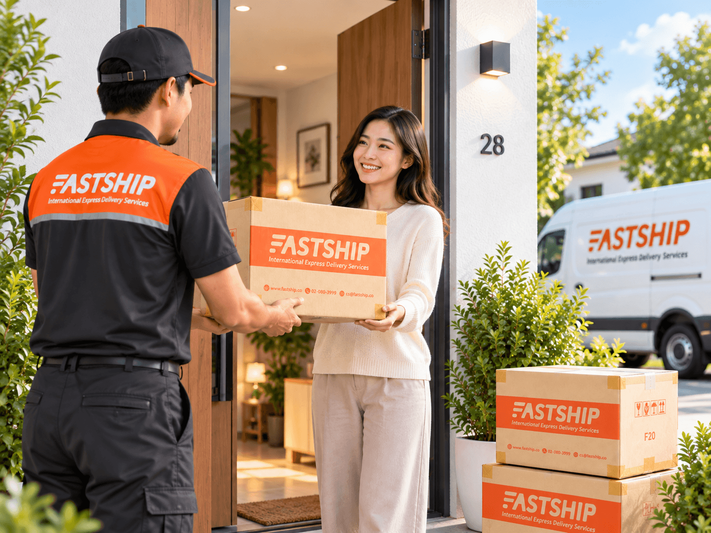 ส่งแบบ Door-to-Door ถึงมือผู้รับ