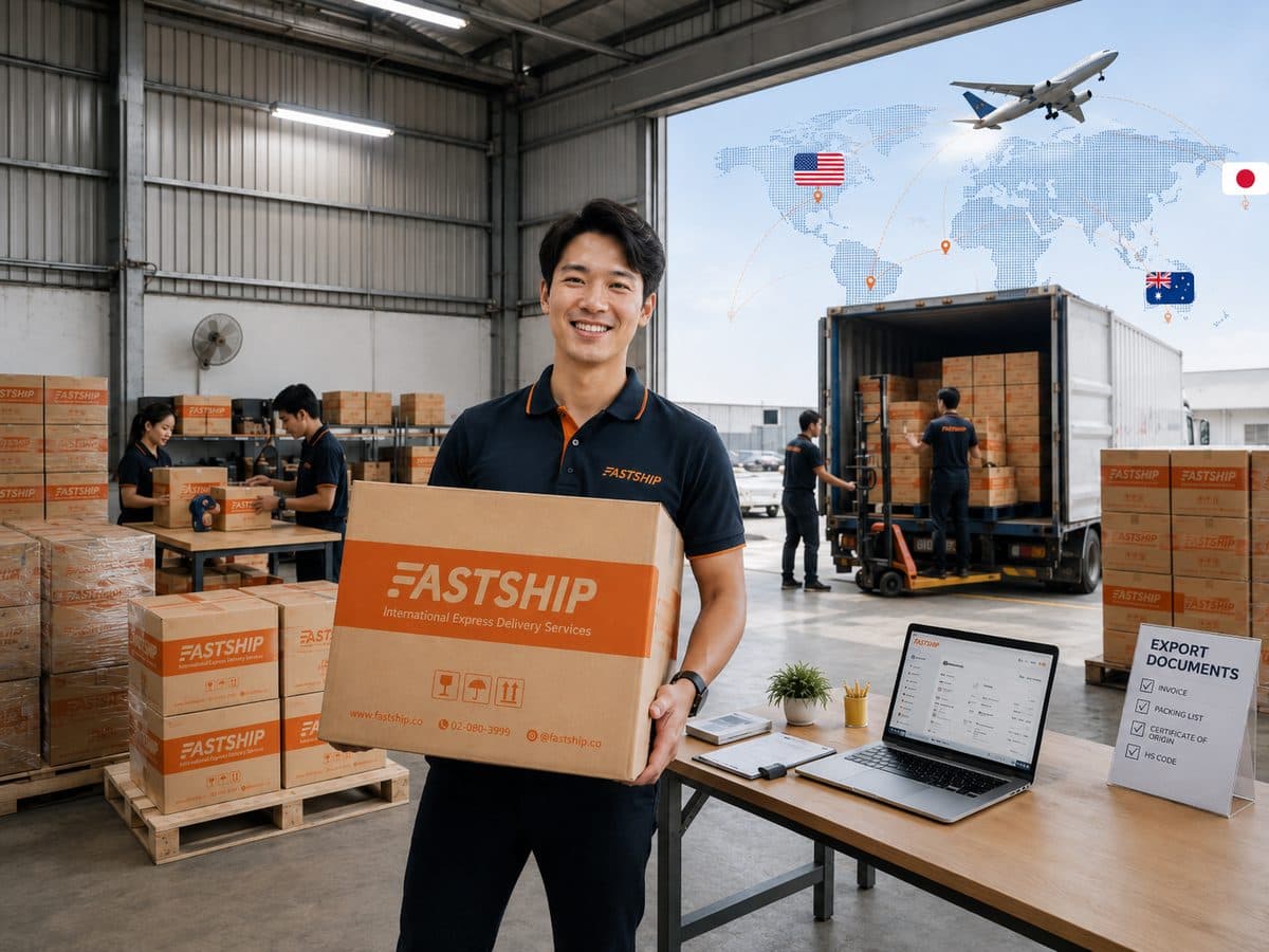FastShip บริการส่งออกสำหรับโรงงานและผู้ประกอบการ