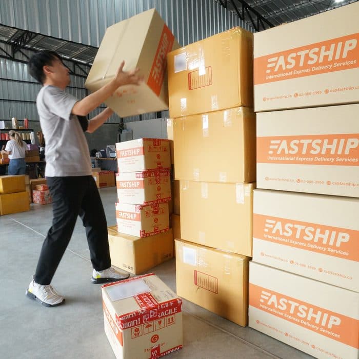 Shipment ล็อตใหญ่ของ FastShip พร้อมส่งออก