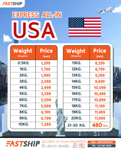 Ship to the USA with Duties Included. One Final Price.