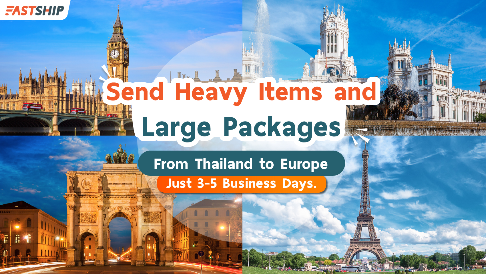 Send Heavy item and large package